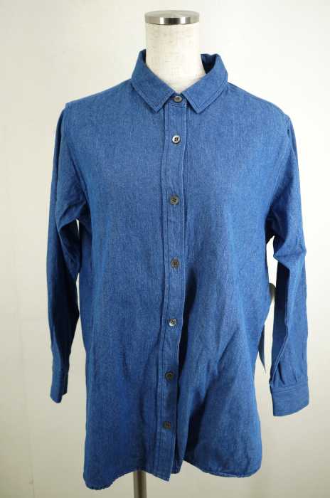 Adam et Rope' （アダムエロペ） 15SS デニムボタンシャツ レディース トップス