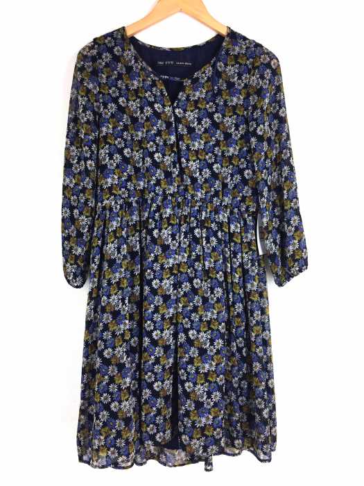 ZARA（ザラ） 花柄シフォンワンピース レディース ワンピース
