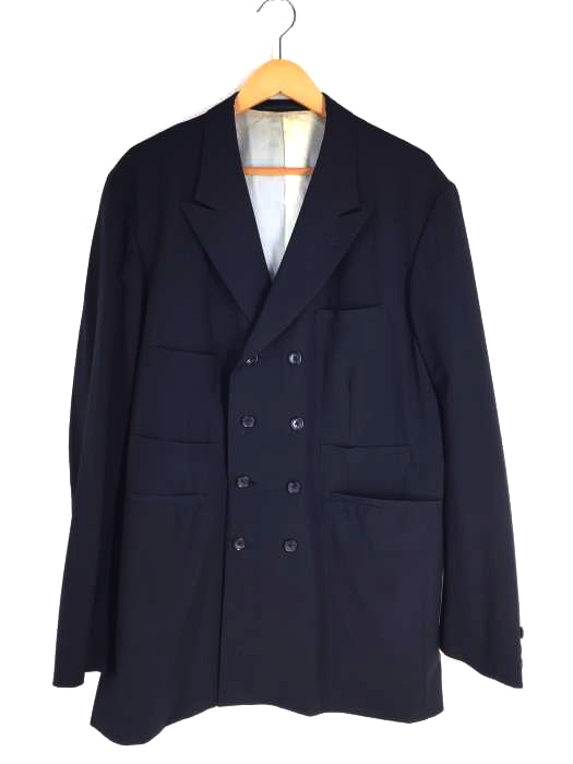 Yohji Yamamoto POUR HOMME(ヨウジヤマモトプールオム) ダブル8釦 ジャケット メンズ アウター
