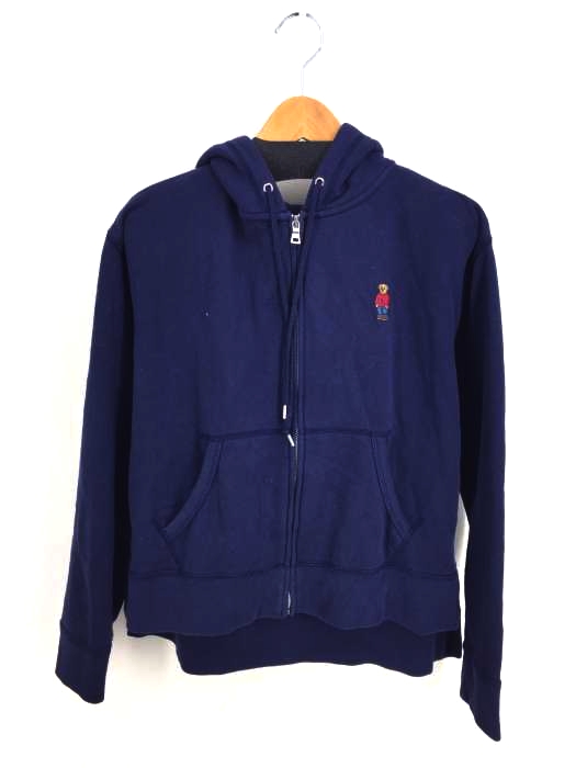 POLO RALPH LAUREN（ポロラルフローレン） ポロベア刺繍 裏起毛 ジップアップパーカー レディース トップス