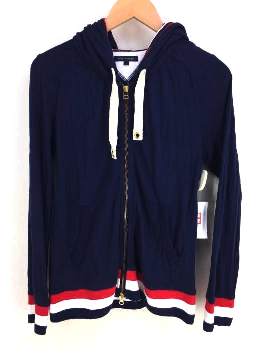 TOMMY HILFIGER(トミーヒルフィガー) ライン ジップアップパーカー レディース トップス
