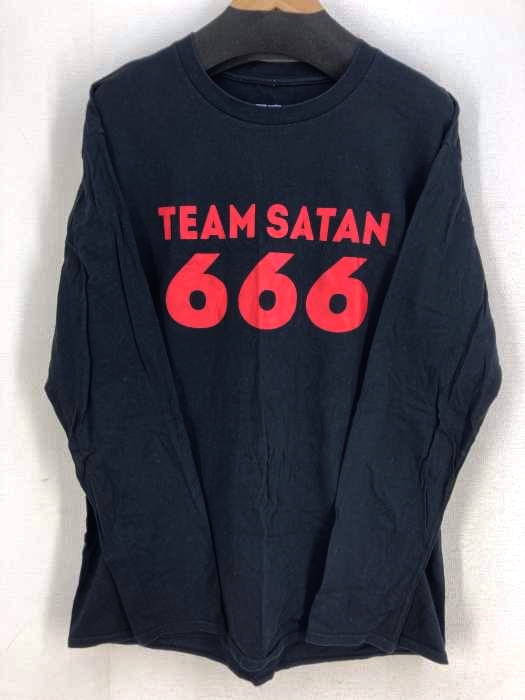 TEAM SATAN 666(チームサタン) プリント長袖Tシャツ メンズ トップス