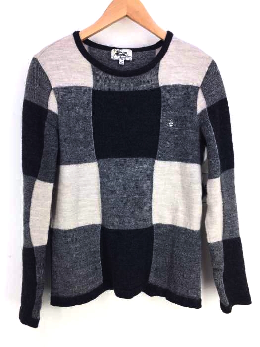 Vivienne Westwood MAN（ヴィヴィアンウエストウッドマン） パッチワークニットセーター メンズ トップス