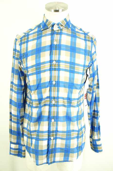 emme te enne(エンメテエンネ) 長袖チェック柄シャツ メンズ トップス