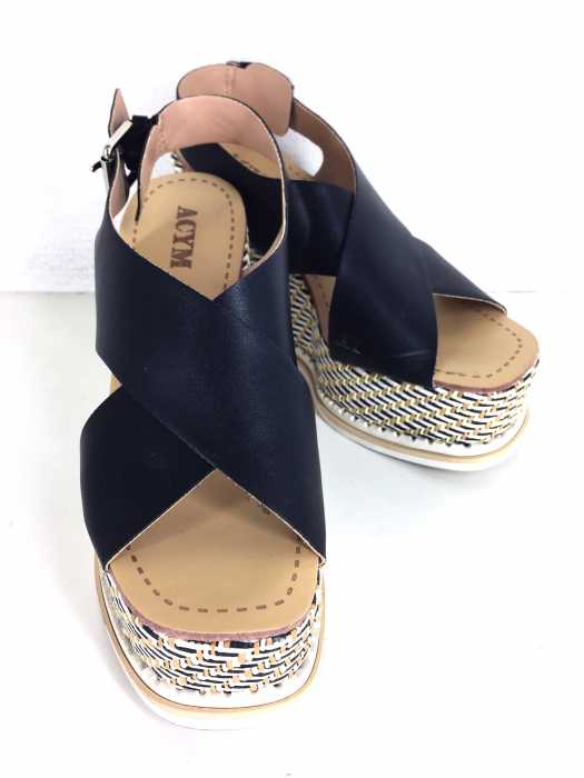 ACYM(アシーム) Volume sole cross サンダル レディース シューズ