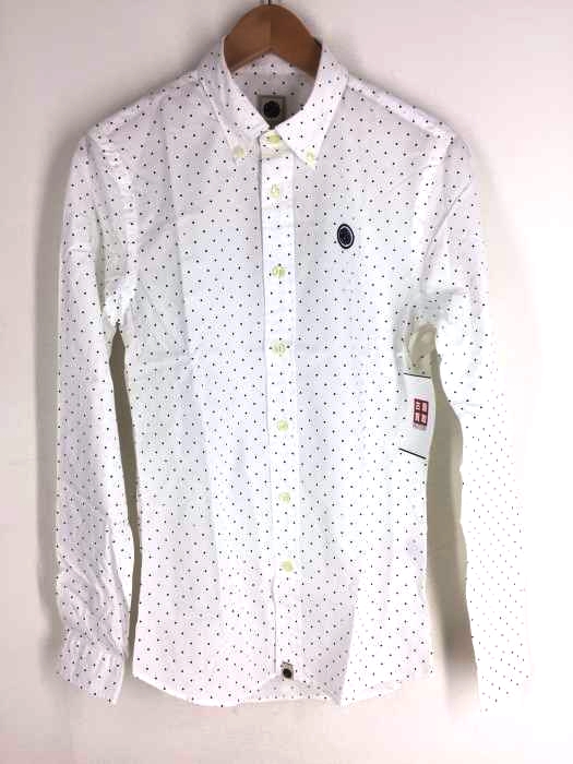 Pretty Green(プリティグリーン) ドット柄ボタンダウンシャツ POLKA LS SHIRT メンズ トップス
