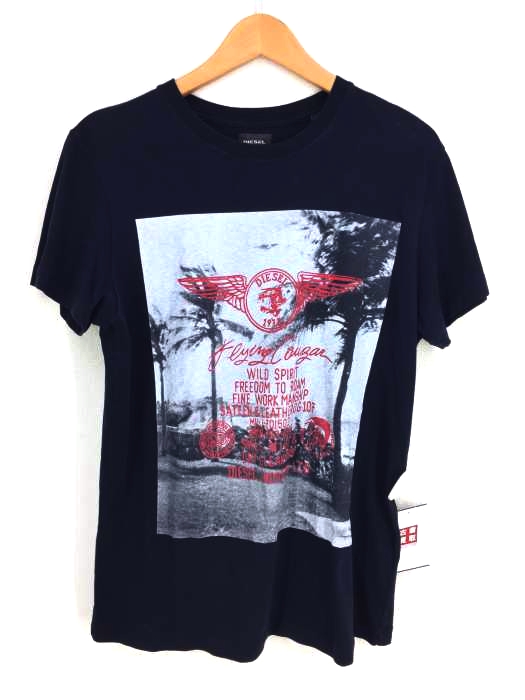 DIESEL（ディーゼル） プリントクルーネックTシャツ メンズ トップス