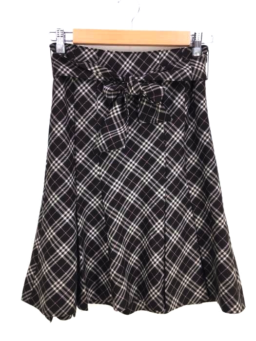 BURBERRY BLUE LABEL（バーバリーブルーレーベル） ウールリボンチェックスカート レディース スカート