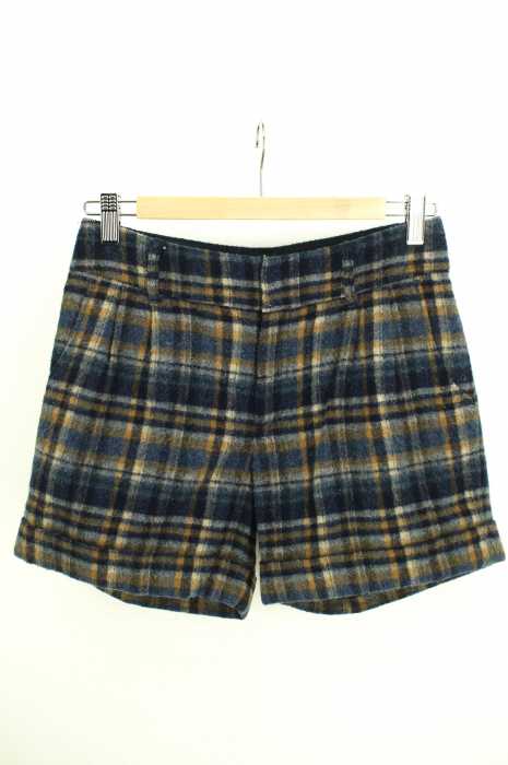 UNITED ARROWS green label relaxing （ユナイテッドアローズグリーンレーベルリラクシング） チェック柄ウール混ショートパンツ レディース パンツ