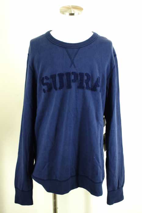 SUPRA （スープラ） ロゴ入りスウェットトップス メンズ トップス