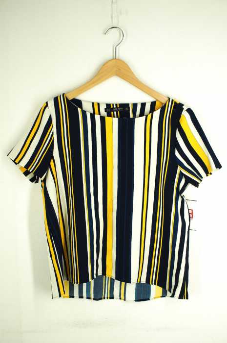 ZARA BASIC （ザラベーシック） ストライプ柄ブラウス レディース トップス