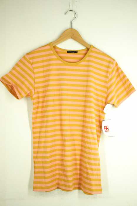 marimekko (マリメッコ) クルーネックボーダーTシャツ レディース トップス