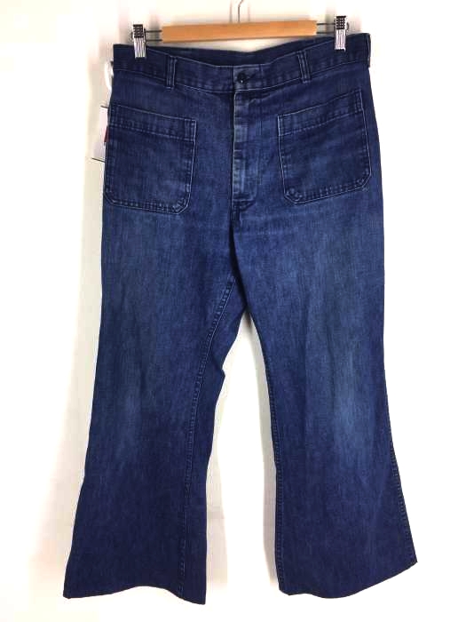 USED古着（ユーズドフルギ） 80S セーラーパンツ フレア IDEAL ZIPPER メンズ パンツ