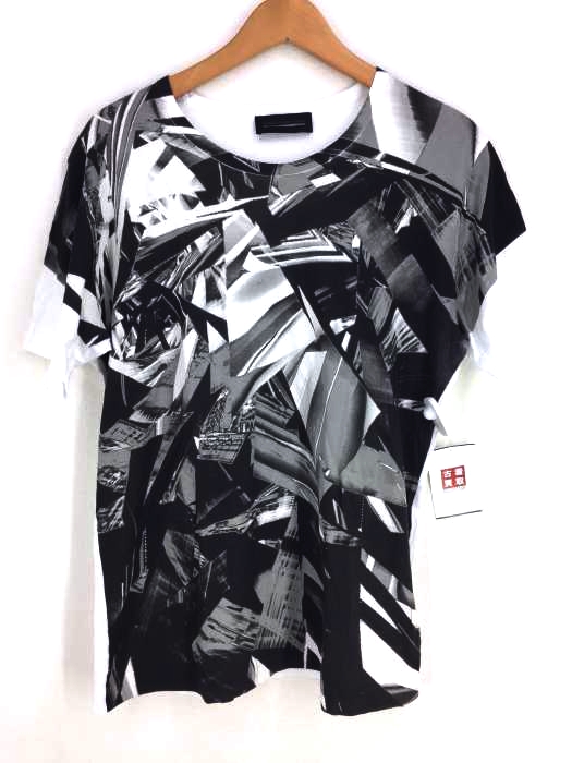 DIESEL BLACK GOLD（ディーゼルブラックゴールド） フロントプリントクルーネックTシャツ メンズ トップス