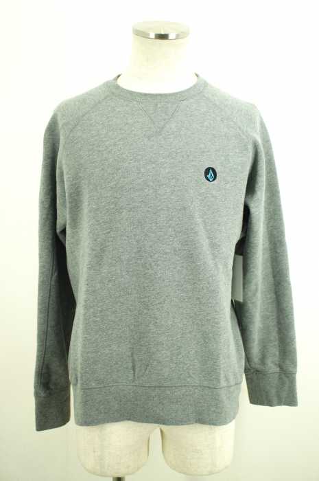 VOLCOM（ヴォルコム） 裏起毛胸ロゴスウェットトップス メンズ トップス