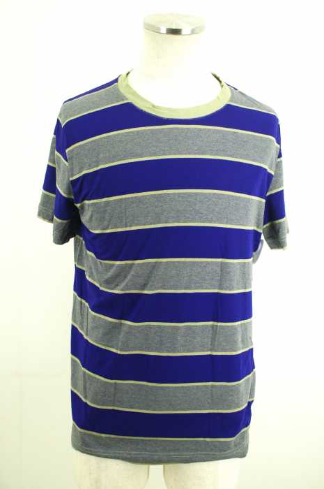 lot holon （ロットホロン） ボーダークルーネックTシャツ メンズ トップス