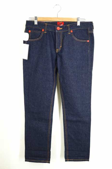X-girl × Lee （エックスガール × リー） SOPHIE JEANS カラーステッチ5Pデニムパンツ レディース パンツ