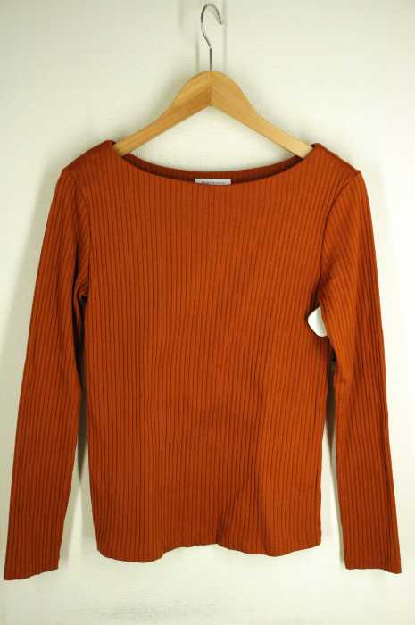 BEAUTY & YOUTH UNITED ARROWS (ビューティーアンドユースユナイテッドアローズ) コットンリブボートネックロングスリーブカットソー レディース トップス