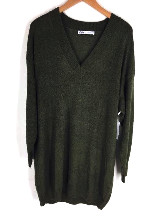 ZARA(ザラ) Vネックプルオーバー レディース トップス