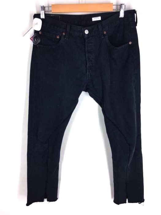 OLD PARK（オールドパーク） levi’s リメイク加工 カットオフ ボタンフライデニムパンツ メンズ パンツ