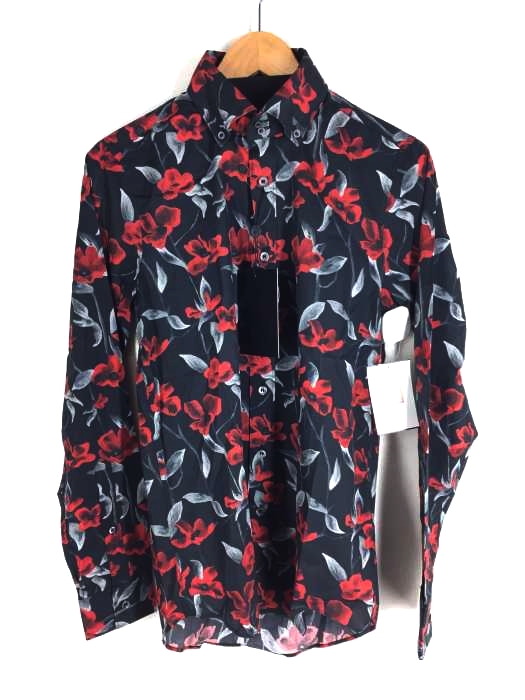 Pretty Green（プリティグリーン） フラワープリントボタンダウンシャツ PRUBELLA LS PRINTEDSHIRT メンズ トップス