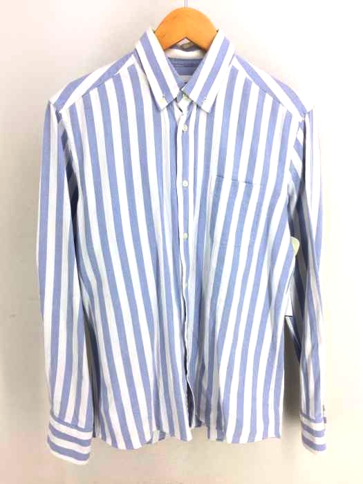 MAISON KITSUNE（メゾンキツネ） ストライプボタンダウンシャツ メンズ トップス