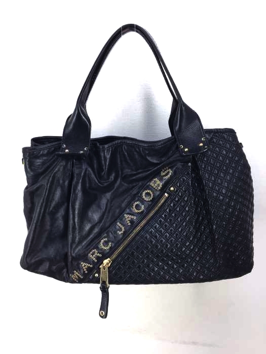 MARC JACOBS（マークジェイコブス） 切替 レザー キルティング ハンドバッグ レディース バッグ