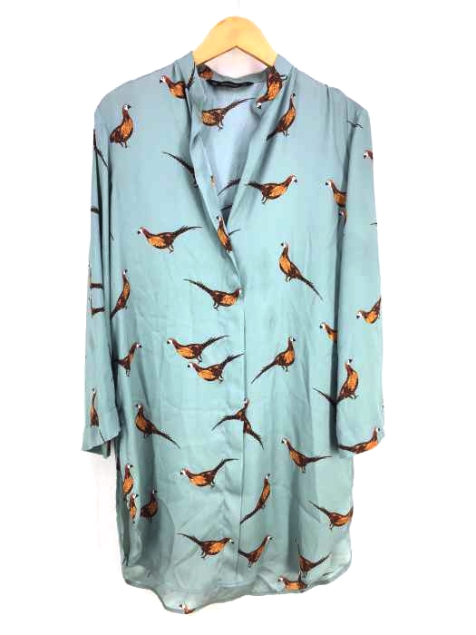 ZARA BASIC(ザラベーシック) 鳥柄ワンピース レディース ワンピース