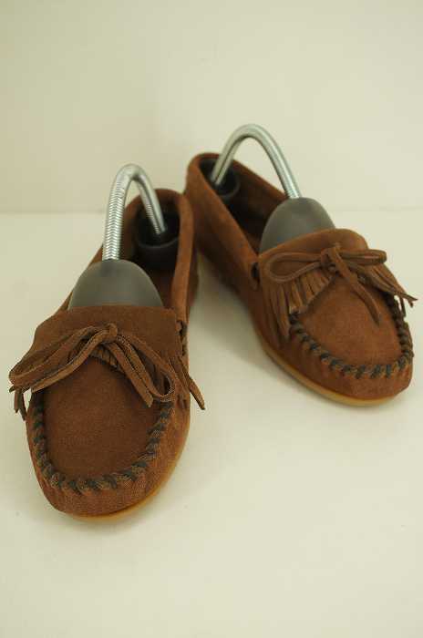 Minnetonka (ミネトンカ) キルティ スウェード モカシン メンズ シューズ