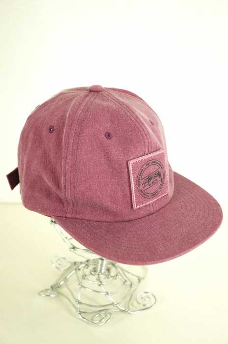 STUSSY（ステューシー） WASHED TWILL STRAPBACK CAP ウォッシュ ツイル ストラップバック レディース 帽子