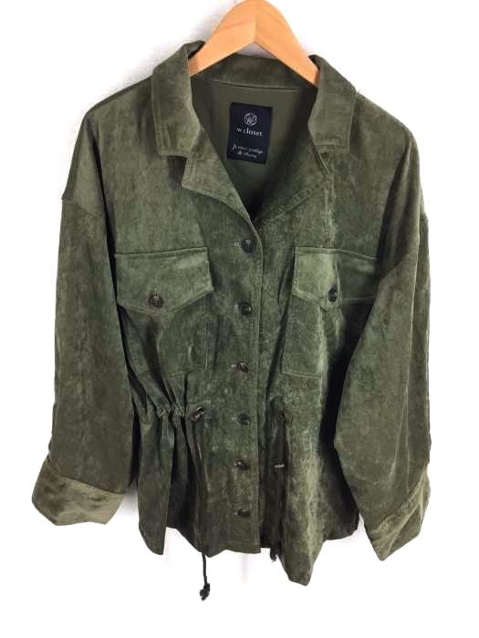 w closet（ダブルクローゼット） 細畝コーデュロイシャツジャケット レディース トップス