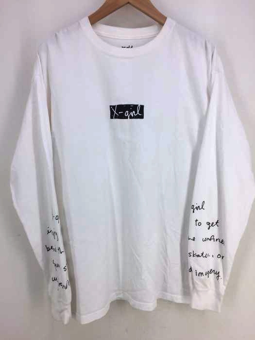 X-girl(エックスガール) HANDWRITTEN L/S BIG TEE レディース トップス