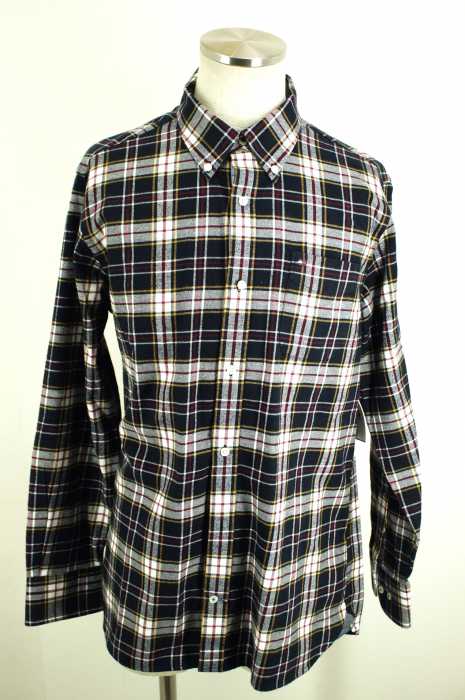 TOMMY HILFIGER (トミーヒルフィガー) チェック柄ネルシャツ メンズ トップス