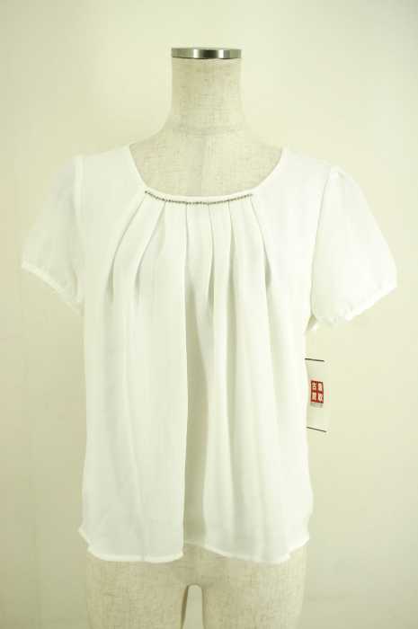 CLEAR IMPRESSION （クリアインプレッション） 16SS バックボタン半袖ブラウス レディース トップス