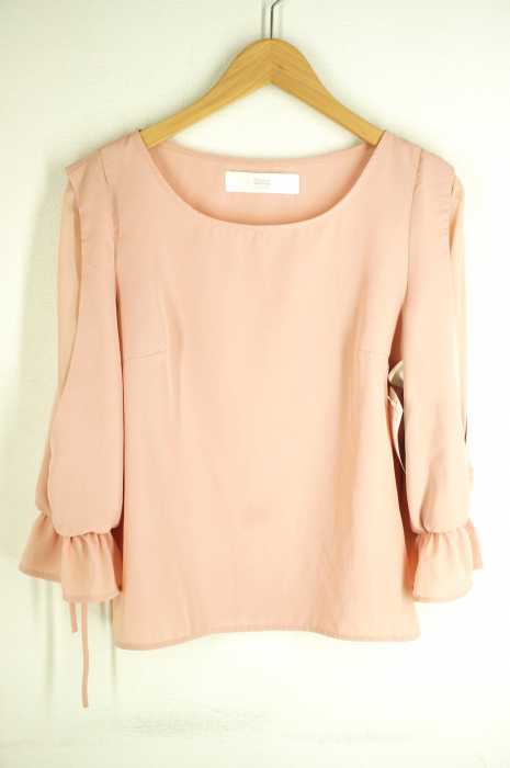 tocco closet（トッコクローゼット） 袖絞りブラウス レディース トップス