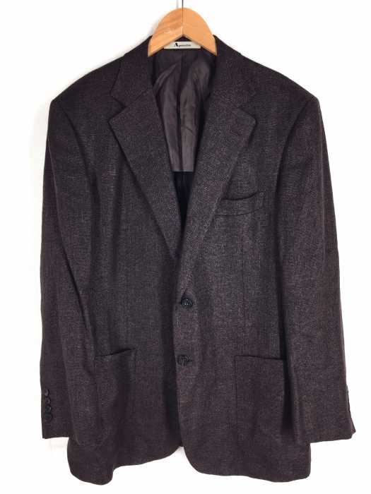 AQUASCUTUM （アクアスキュータム） リネン混テーラードジャケット メンズ アウター