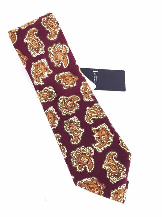 Mackintosh LONDON (マッキントッシュ ロンドン) シルク 総柄ネクタイ メンズ ファッション雑貨