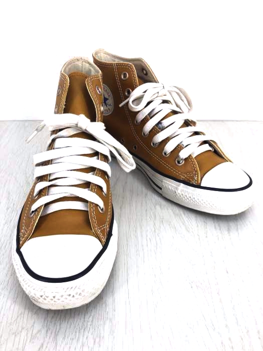 CONVERSE(コンバース) ALL STAR EX-LEATHER HI YELLOW メンズ シューズ