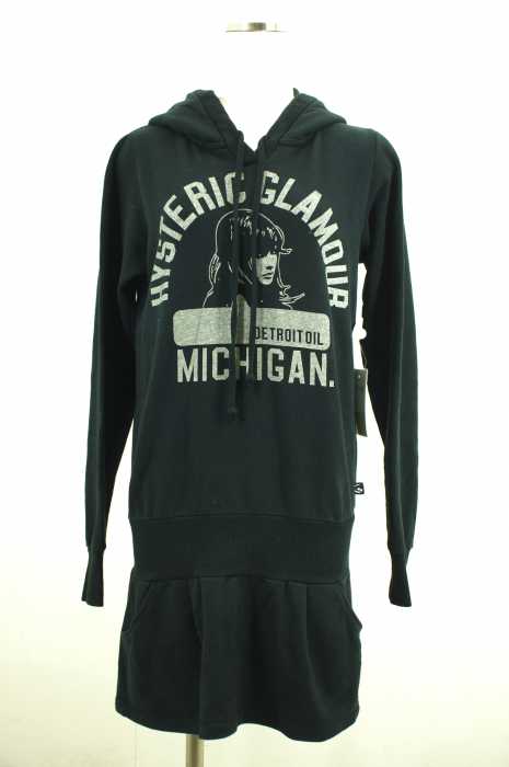 HYSTERIC GLAMOUR （ヒステリックグラマー） GIRLプリント入りスウェットワンピース レディース ワンピース