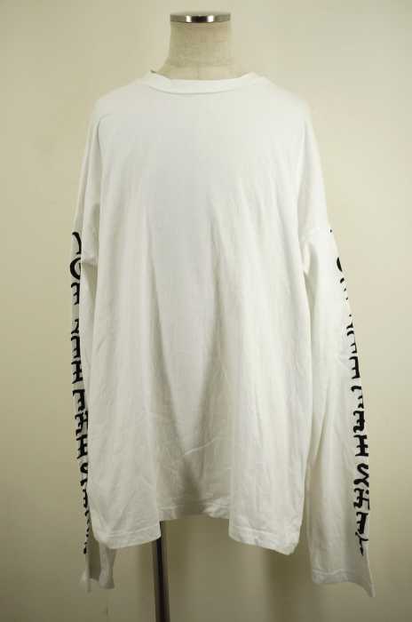 WHITELAND BLACKBURN （ホワイトランドブラックバーン） 16AW BIG LONGSLEEVE アームプリントビッグロングTシャツ メンズ トップス