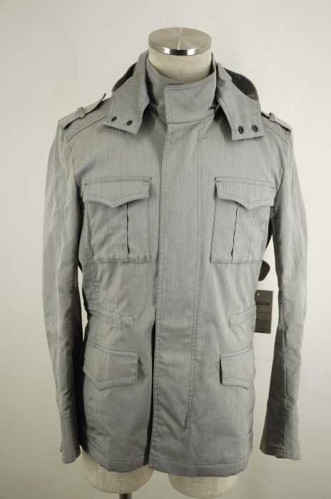 MICHEL KLEIN HOMME （ミッシェルクランオム） フード付コットンジャケット メンズ アウター