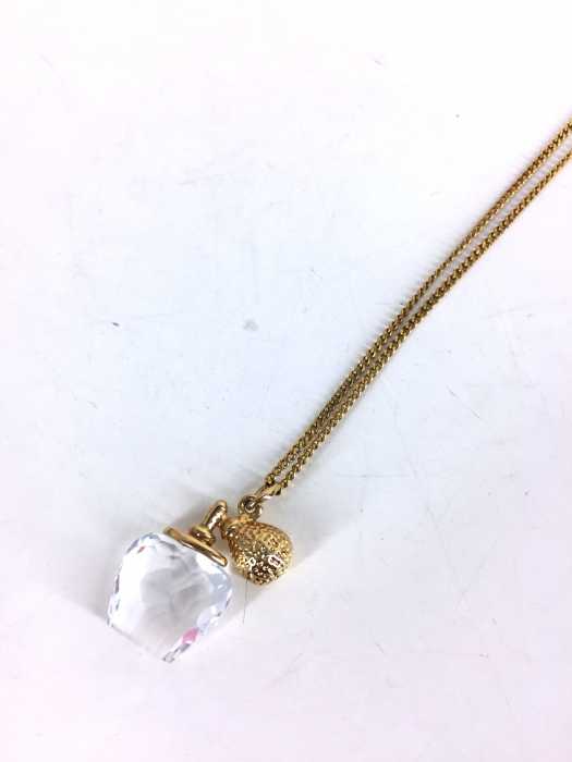SWAROVSKI(スワロフスキ) 香水瓶ネックレス レディース アクセサリー