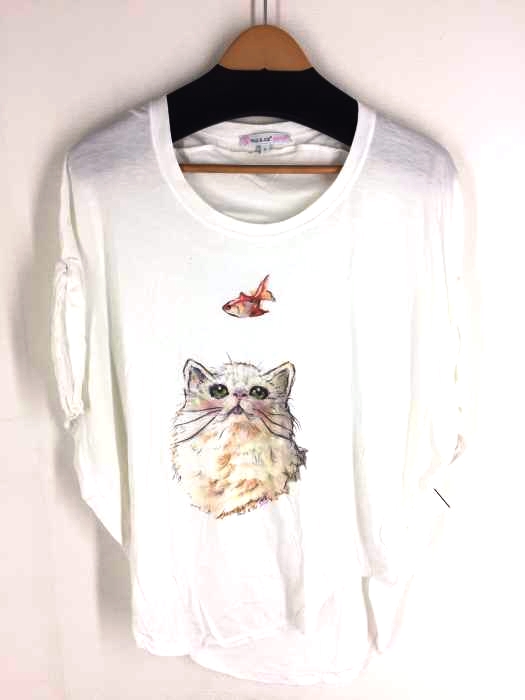 PAUL&JOE SISTER（ポールアンドジョーシスター） ネコプリント Tシャツ レディース トップス