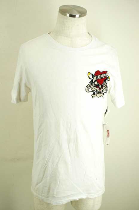 Ed Hardy （エドハーディー） スカル刺繍Tシャツ メンズ トップス