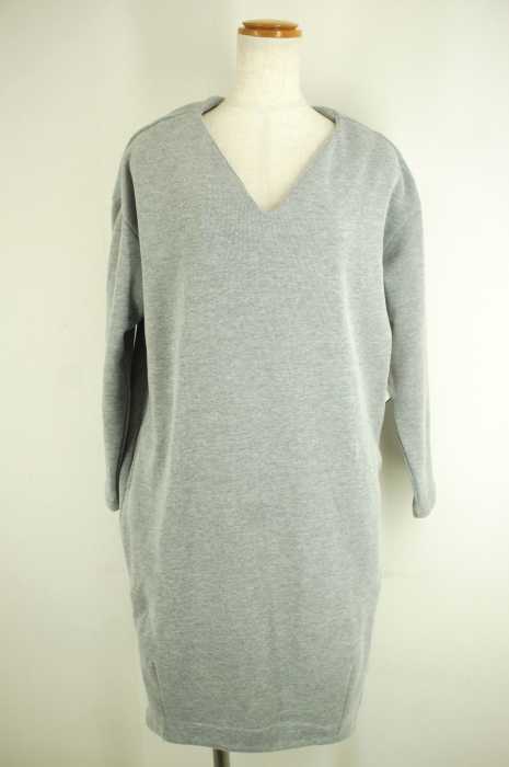 AZUL by moussy （アズールバイマウジー） VネックコクーンシルエットカットOP レディース ワンピース