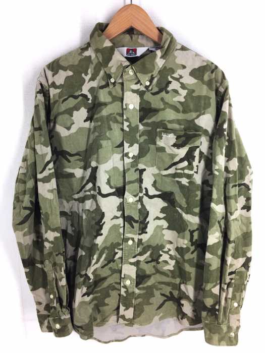 BEN DAVIS （ベンデイビス） カモ柄コーデュロイシャツ メンズ トップス