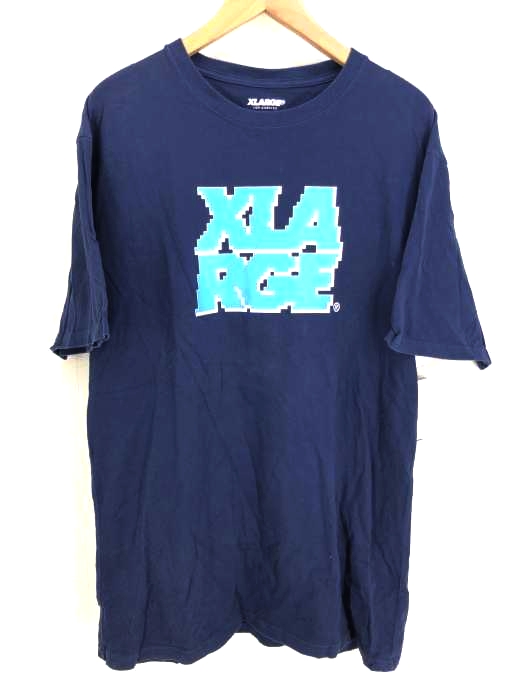 XLARGE（エクストララージ） ロゴプリントクルーネックTシャツ メンズ トップス
