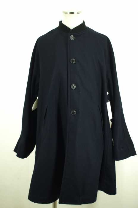 COMME des GARCONS HOMME PLUS （コムデギャルソンオムプリュス） AD2012  ビッグシルエットウールロングリブコート メンズ アウター
