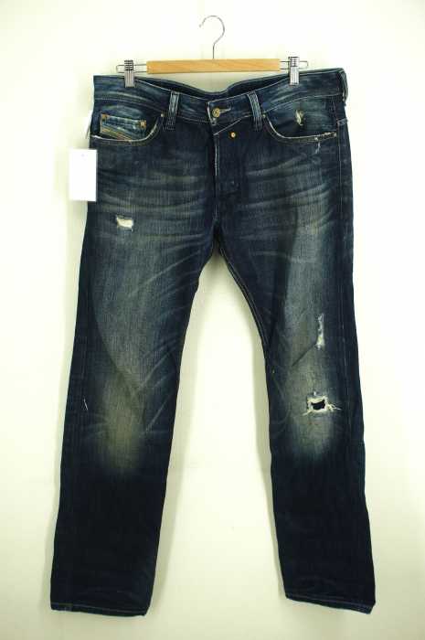DIESEL （ディーゼル） SAFADO　ダメージ加工デニムパンツ メンズ パンツ