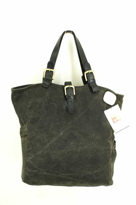 Jas-M.B. STUDENT LIFELINE （ジャスエムビー） レザー使いキャンバスハンドバッグ　Shopper メンズ バッグ